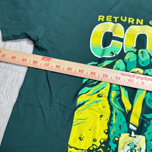 Emerald City Comic Con Shirt Zombie Rising Green Tee Adult M Slim Short Sleeve - Picture 6 of 7